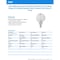 Feit Electric Feit White G16.5 E12 (Candelabra) Filament LED Bulb Soft White 60 Watt Equivalence 2 pk BPG1660927WFIL2 - alternate 4